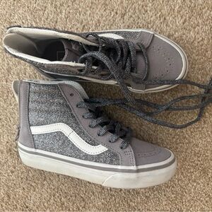 Vans Kids Sneakers Gray with White Accents